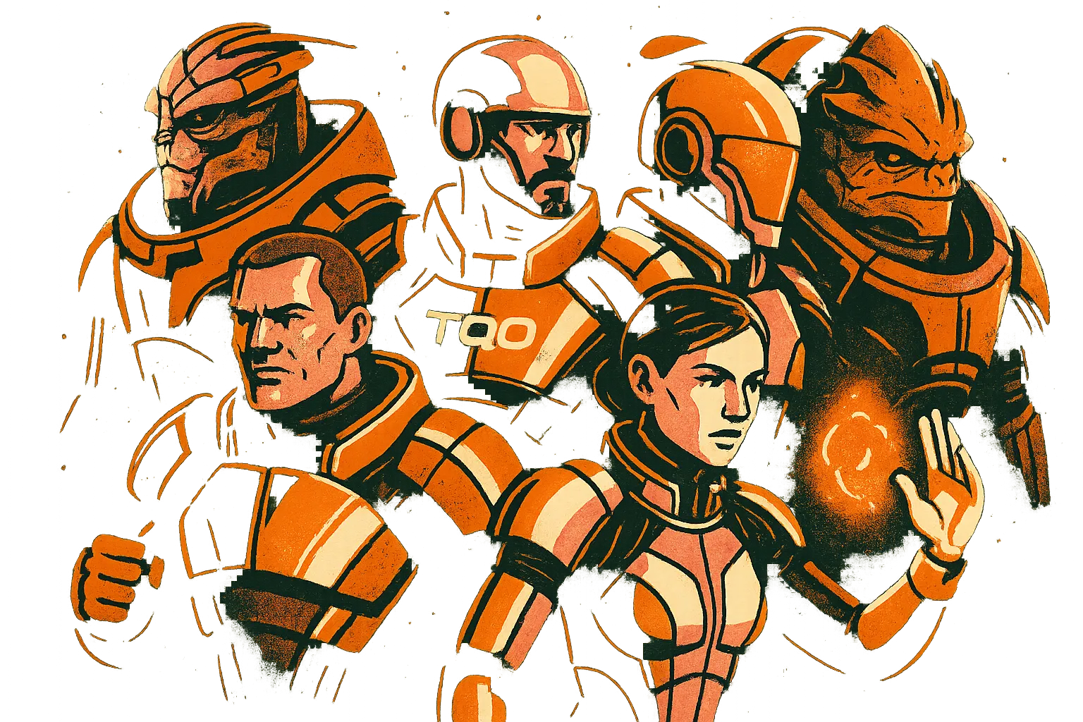 DST team — like a team from Mass Effect